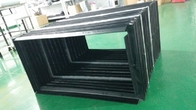 dust protective bellows made with metal frame +PVC +fiber cloth cover  for automobile lifter fork lifter