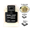 DUAL CHIP SIZE EEPROM ADAPTER 2 IN 1 QFN/WSON TO DIP8 SOCKET FOR PC BIOS LCD CAR KEY IMMO SMARTPHONE ETC