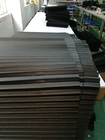 flat PVC + fibre cloth folded bellow covers for  open type fiber metal  laser cutting machine GS-3015