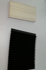 excellent oil-resistance  folded bellow covers  black  colour for protect laser machine slide guide