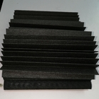 fiber cloth folded bellow covers for full -protection double table fiber laser cutting machine