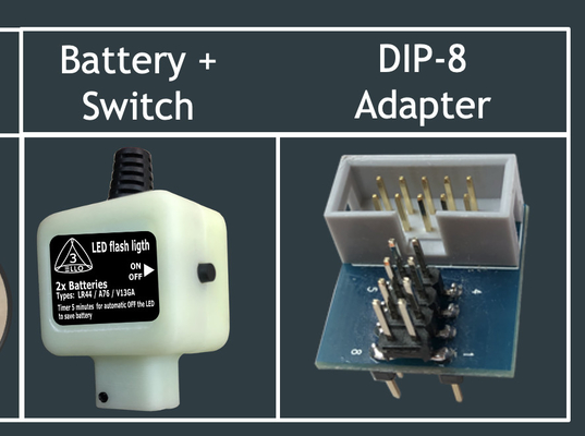 UPA CABLE MSOP-8 TO DIP-8 cable for EEPROM FLASH Debuging Data in circuit/on board repairing tools dolden edit for car