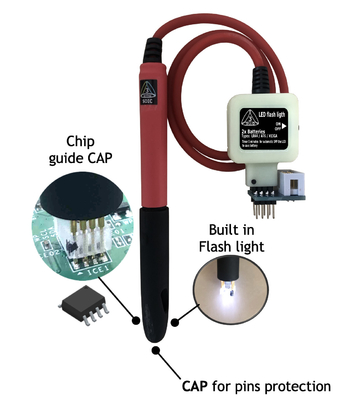 UPA CABLE SOIC-8 TO DIP-8 cable for EEPROM FLASH Debuging Data in circuit/on board repairing tools dolden edit for car