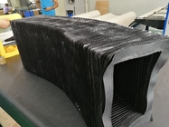 high quality  bellows protect cover black  colour  for techni waterjet cutting machines