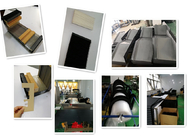 flat PVC + fibre cloth folded bellow covers for  CNC fiber metal  laser cutting machine