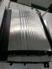 highly durability  steel clad bellows finned bellows cover black and silver for traverse rate 120M/min