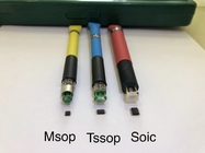 MSOP8  pogo pin adapter yellow with GUIDE CAP used for smelecom in-circuit  PROGRAMMER EEPROM FLASH