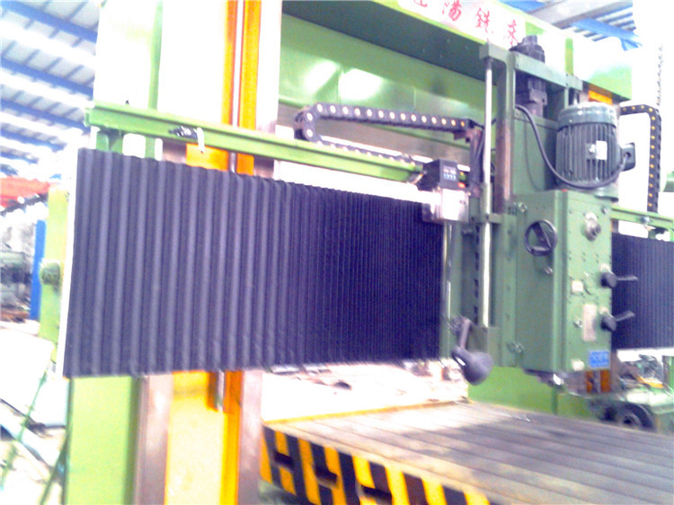 Heat-sealed &folded bellows fabric +PVC for any kind of machine dust covers