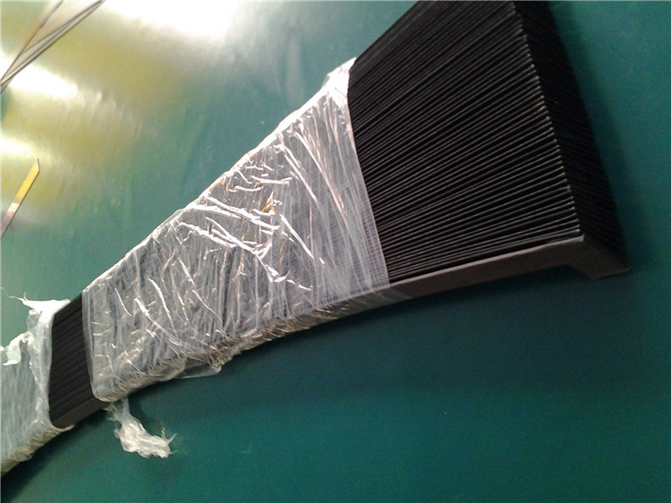 Heat-sealed &folded bellows fabric +PVC for any kind of machine dust covers