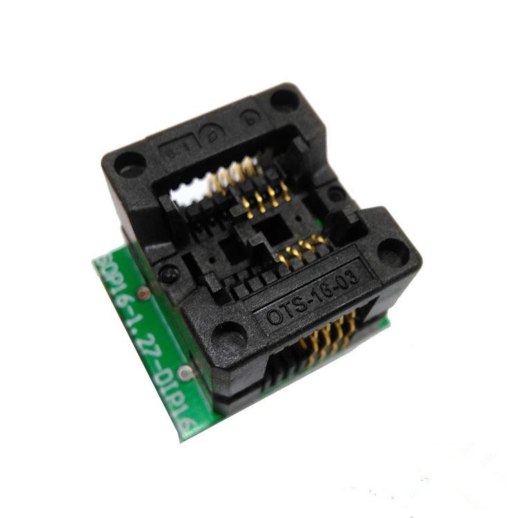 OTS16/28 -1.27-04 test socket adapter with PCB
