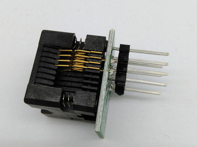 OTS20 -1.27-01 test socket adapter with PCB