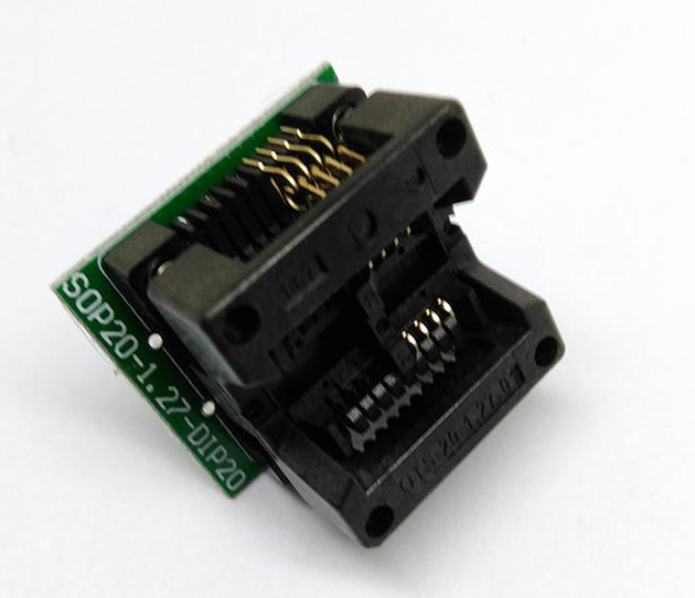 OTS20 -1.27-01 test socket adapter with PCB