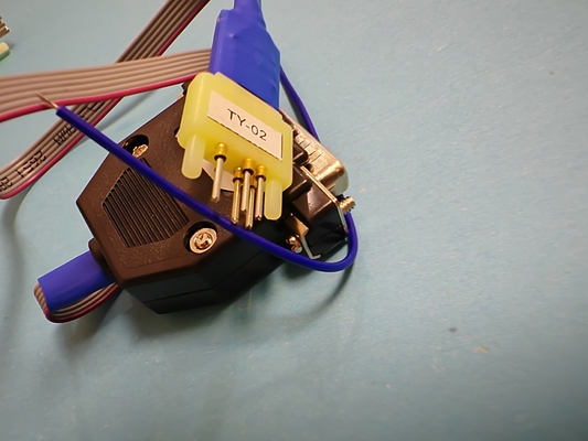 pogo 6 pins spring load cable to DB25 adapter for TOYOTA on board connect repair data